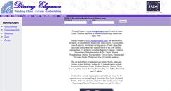 Desktop Screenshot of diningelegance.com